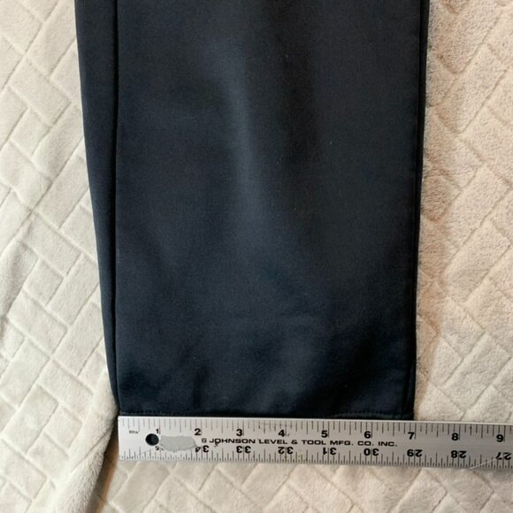 Nike Mens S Pants Black Dri-Fit Slim Straight Athleisure Running Swoosh Logo - Picture 10 of 16